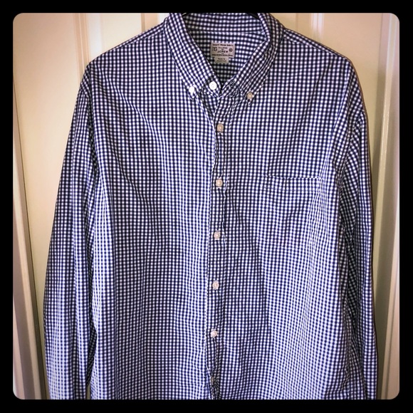J. Crew Other - J. Crew Men’s Button Down Blue/white Checker - XL